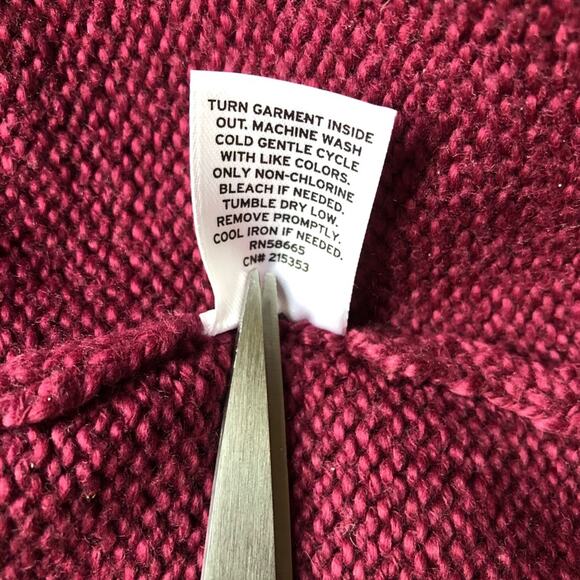 NWT Nordstrom Caslon plum button up cardigan S - Picture 11 of 11